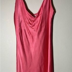 Zara satin slip dress
